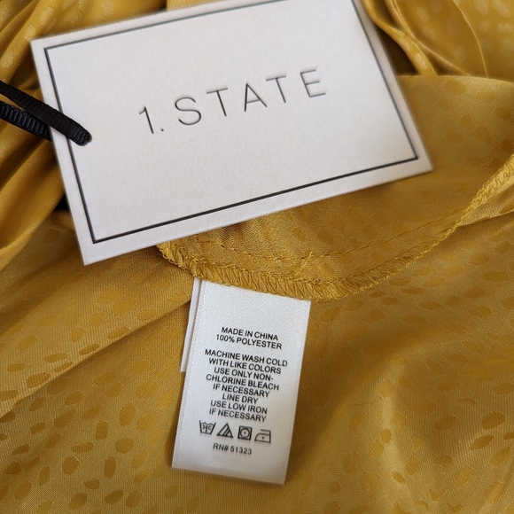 Shirt dress in Butterfield. Size xs. From 1.State. - Picture 4 of 5